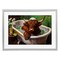 Stupell Industries Highland in Candle Lit Bubble Bath Framed Print Under Glass, design by Momart
